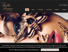 Tablet Screenshot of cosmetica-bella-donna.at